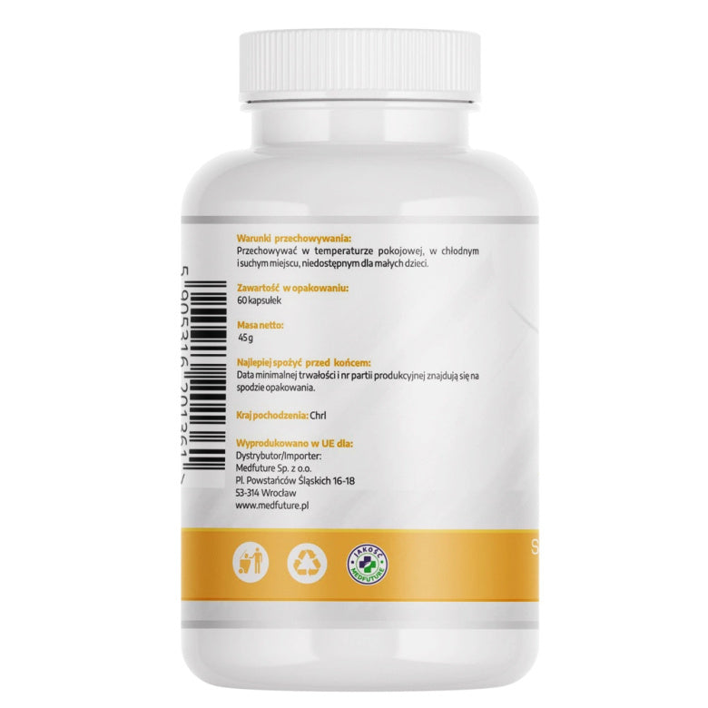 Cytrynian magnezu 650mg - 60 kaps
