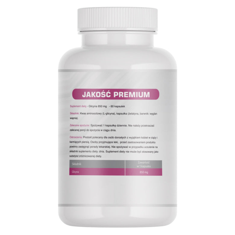 Glicyna 850mg - 60 kaps