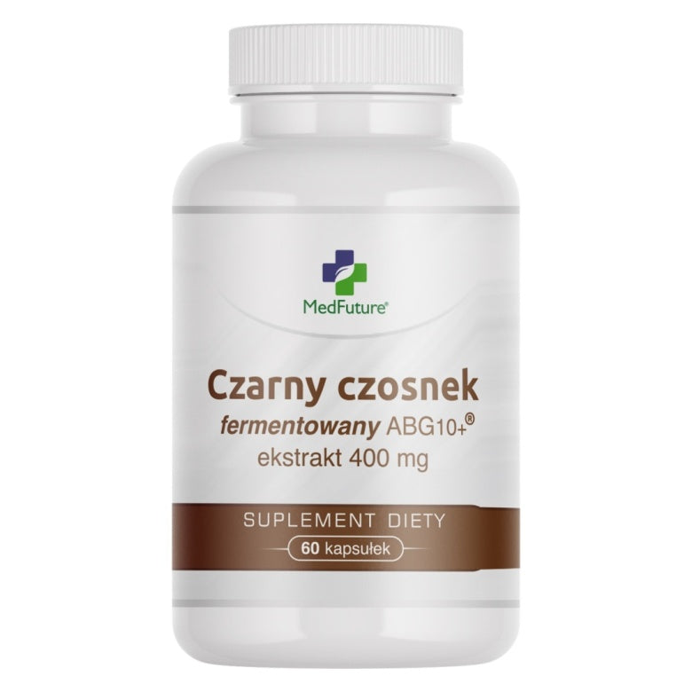 Czarny czosnek fermentowany ABG ekstrakt 400mg - 60 kaps