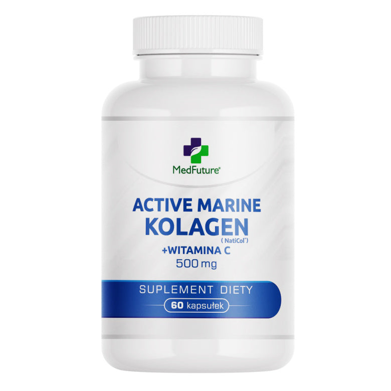 Active Marine Kolagen z wit C  500mg - 60 kaps
