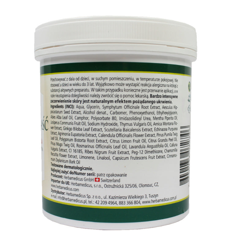 Maść końska rozgrzewająca 250ml - 250 ml