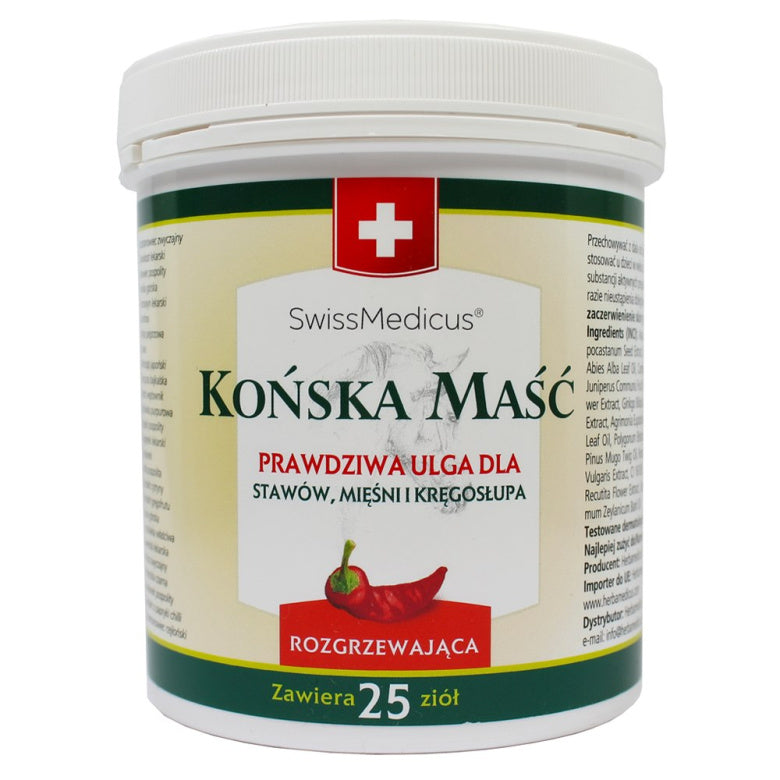 Maść końska rozgrzewająca - 500 ml