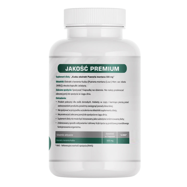 Kudzu ekstrakt 500mg - 60 kaps