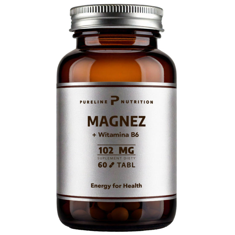 Pureline Nutrition Magnez + Witamina B6 - 60 tabl