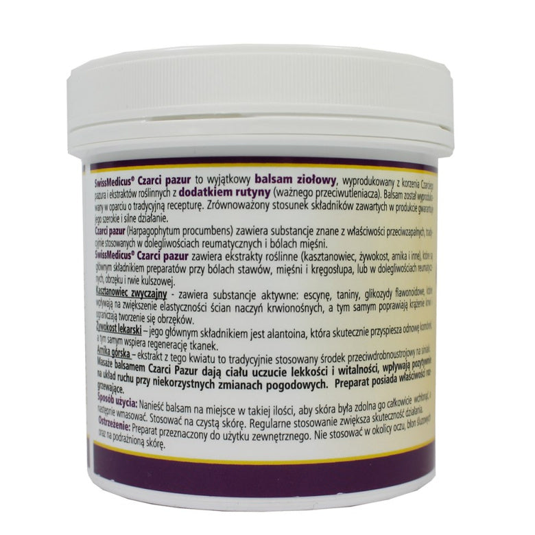 Maść czarci pazur z rutyną i ziołami - 250 ml
