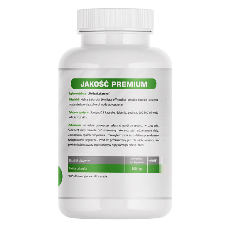 Melisa lekarska 500mg - 60 kaps