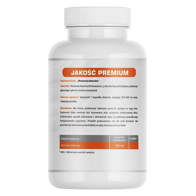 Miodunka lekarska 500mg - 60 kaps