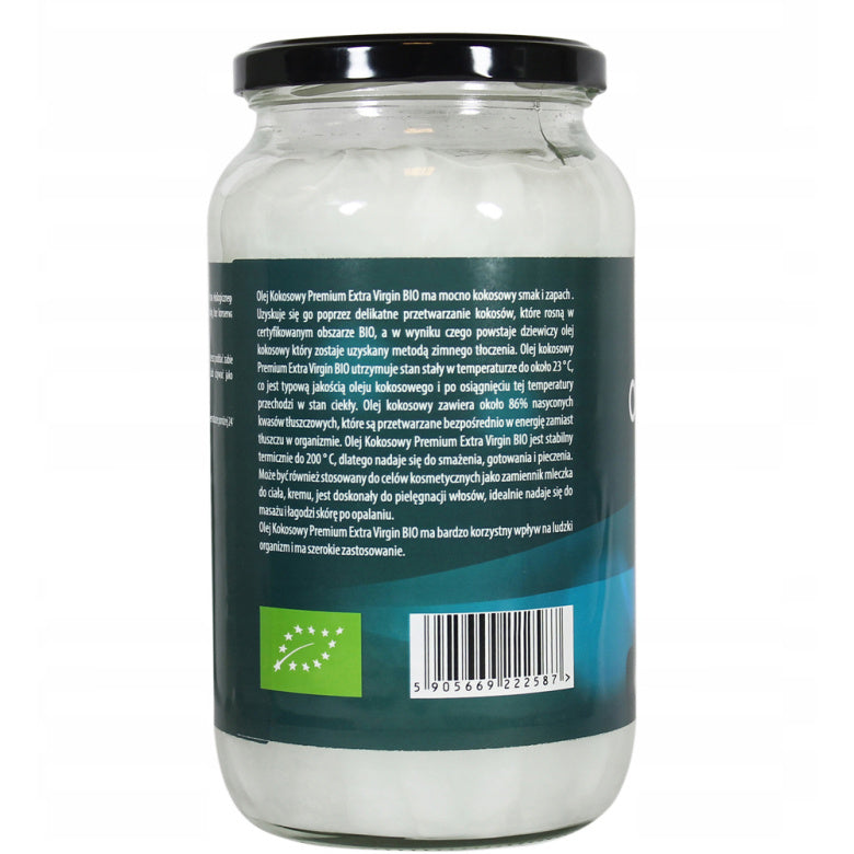 Olej Kokosowy Extra Virgin - 1000 ml