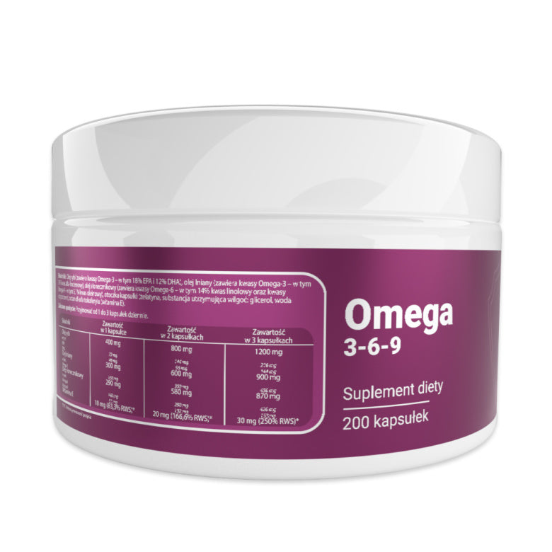 Omega 3-6-9 1000mg - 200 kaps