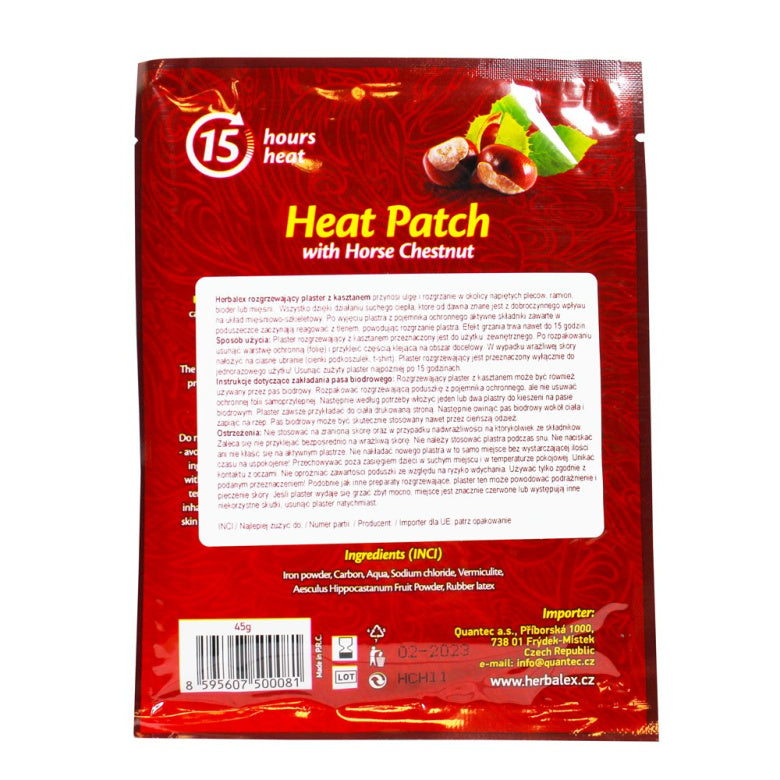 Plastry rozgrzewające samoprzylepne - 1 szt