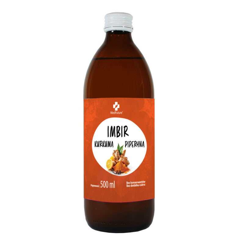 Kurkuma Imbir Piperyna sok - 500 ml