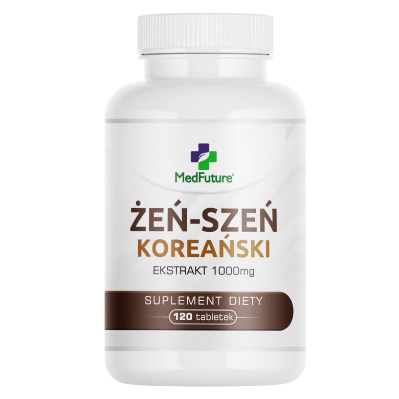 Żeń-szeń koreański 1000mg - 120 tabl