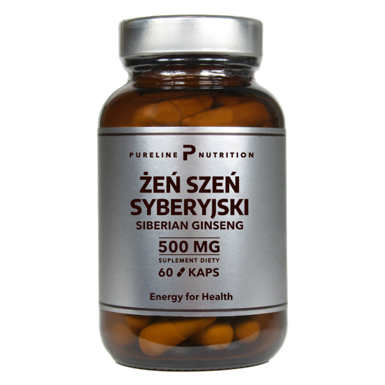 Pureline Nutrition Żeń szeń syberyjski 500mg - 60 kaps