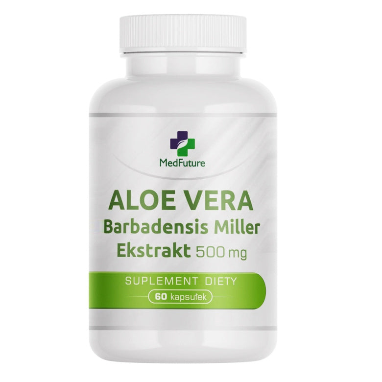 Aloe Vera Barbadensis Miller ekstrakt 500mg - 60 kaps