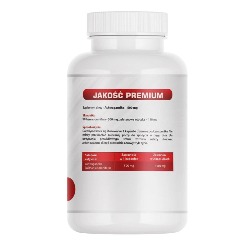 Ashwagandha 500mg - 60 kaps