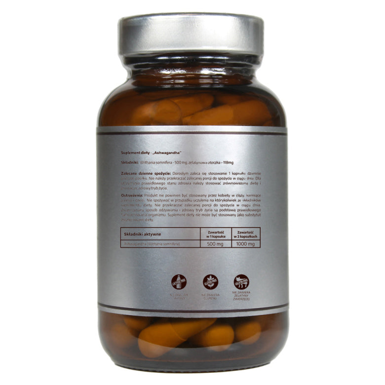 Pureline Nutrition Ashwagandha 500mg - 60 kaps