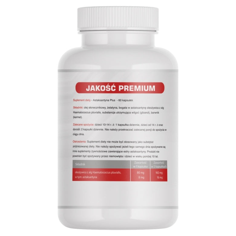 Astaksantyna Plus - 60 kaps