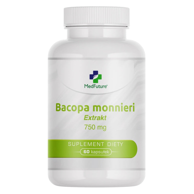 Bacopa monnieri ekstrakt 750mg - 60 kaps