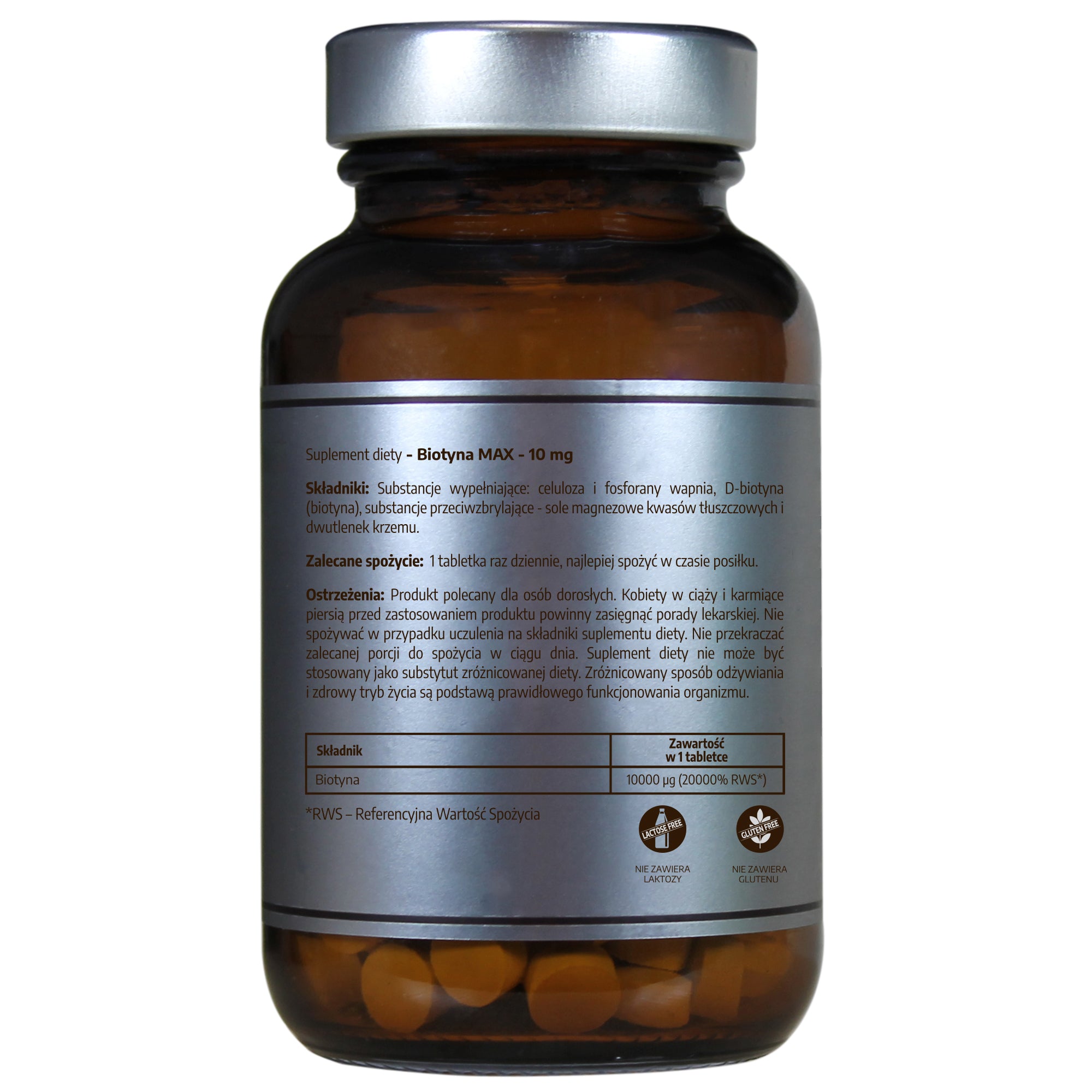 Biotyna Max 10mg - 120 tabletek