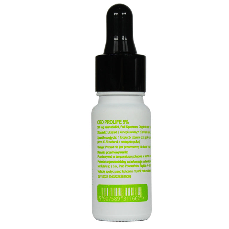 Olejek CBD Pro Life   500mg     5% - 10 ml