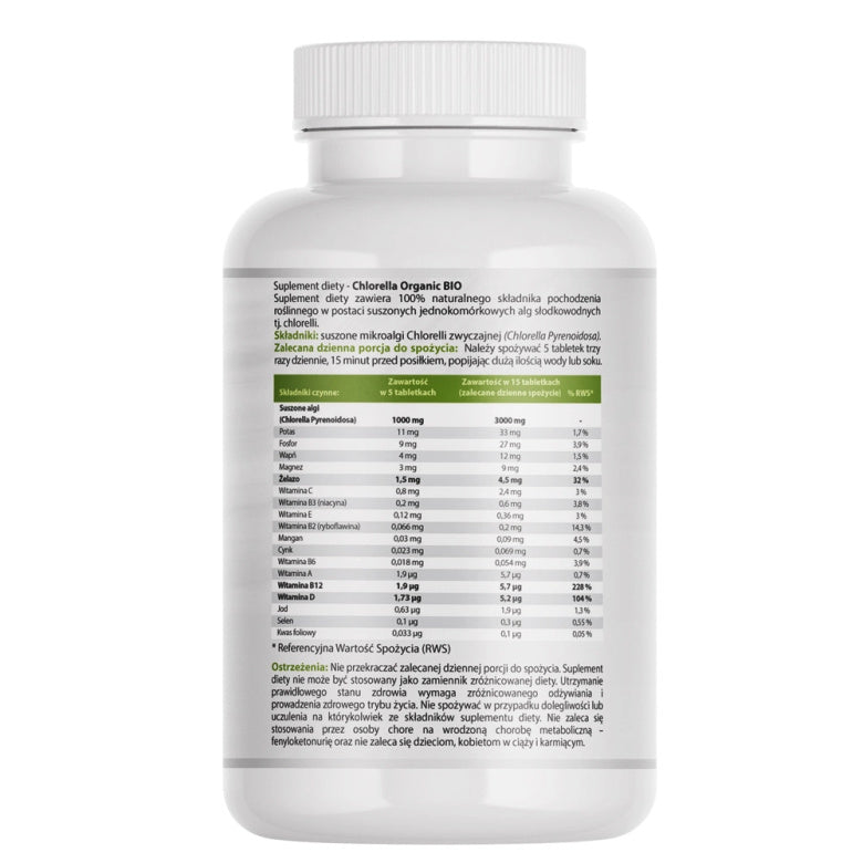 Chlorella Organic - 300 tabl