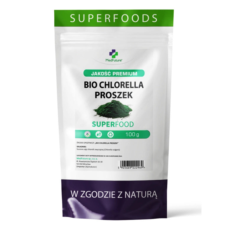 Super Food Chlorella proszek BIO - 100 g
