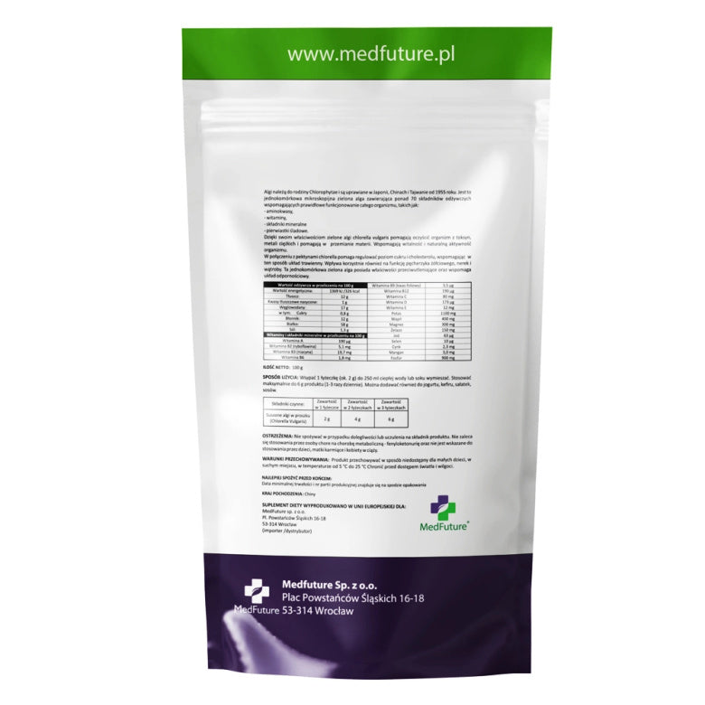 Super Food Chlorella proszek BIO - 100 g