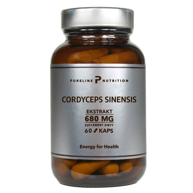Pureline Nutrition Cordyceps sinensis ekstr 680mg - 60 kaps