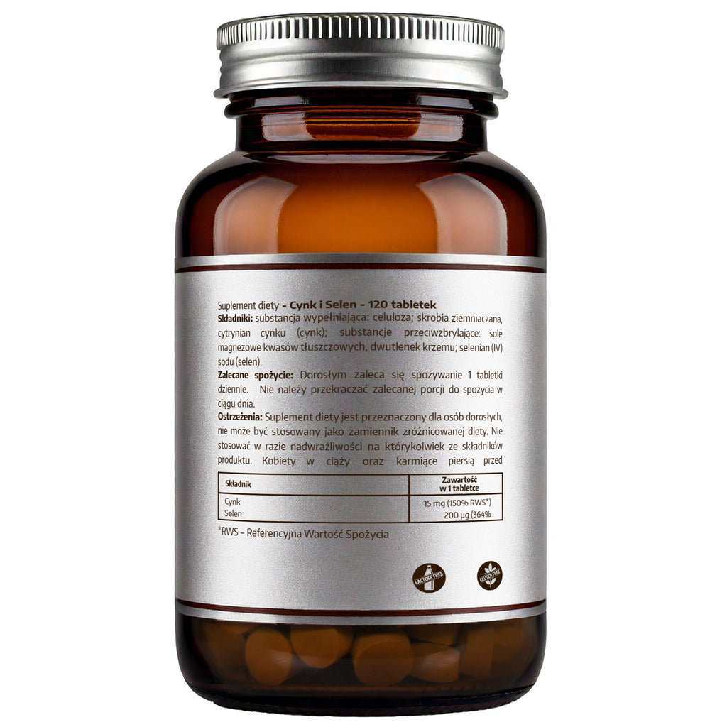 Cynk & Selen - 120 tabletek
