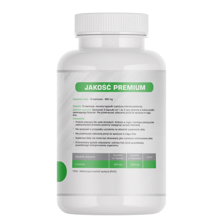 D-mannoza 680mg - 60 kaps