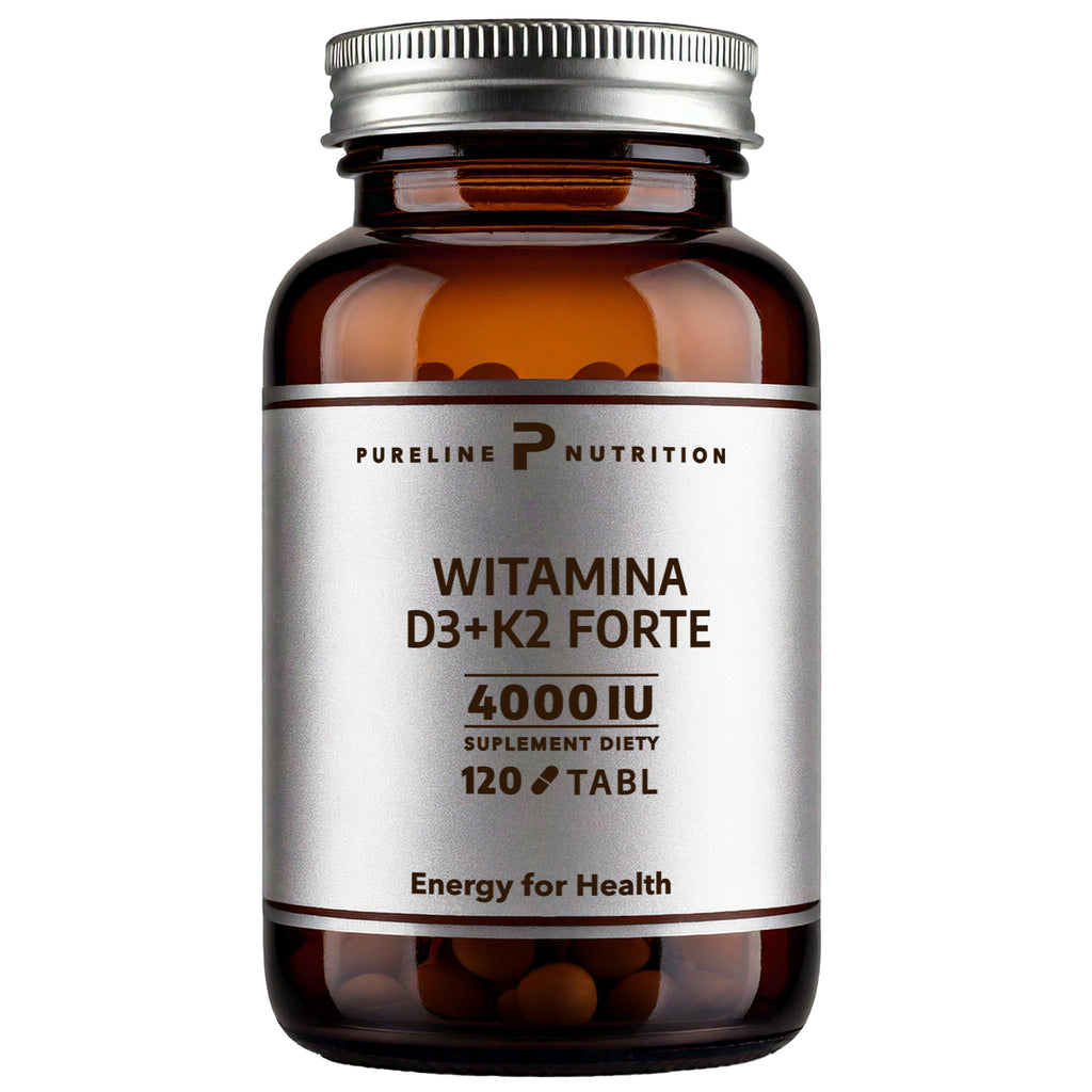 Witamina D3 4000 IU + K2 Forte 120 tabletek