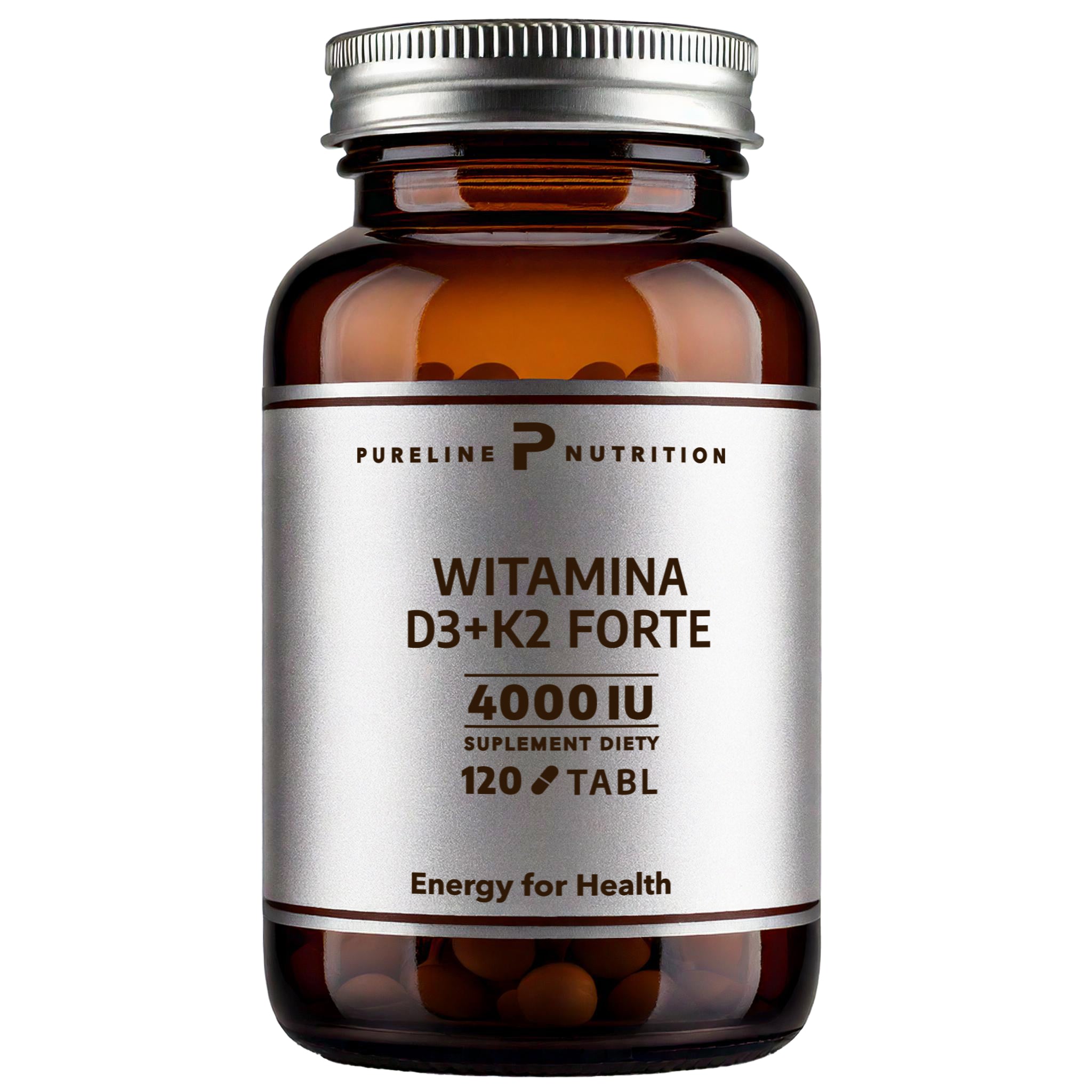 Witamina D3 4000 IU + K2 Forte 120 tabletek