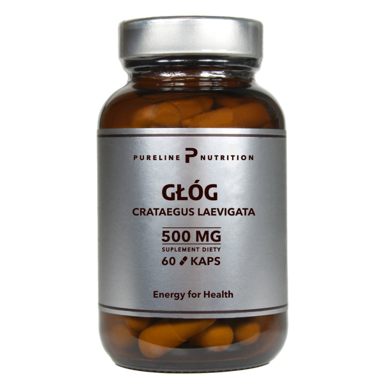 Pureline Nutrition Głóg 500mg - 60 kaps