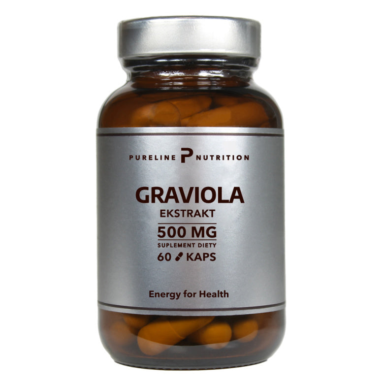 Pureline Nutrition Graviola ekstrakt 500mg - 60 kaps