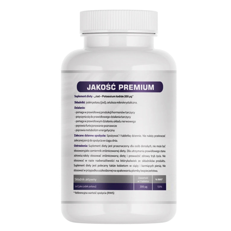 Jodek potasu 200ug - 120 tabl