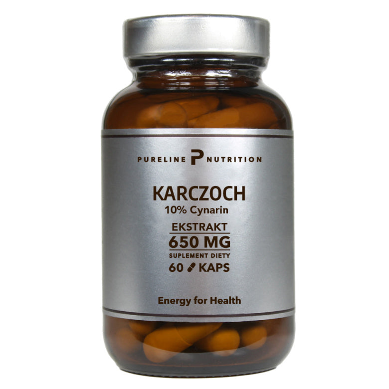 Pureline Nutrition Karczoch ekstrakt 650mg - 60 kaps