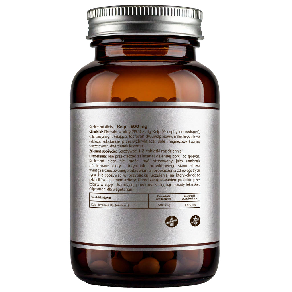 Kelp 500mg - 120 tabletek