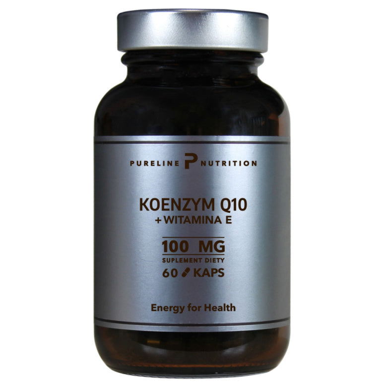 Pureline Nutrition Koenzym Q10 100mg + Vit E - 60 kaps