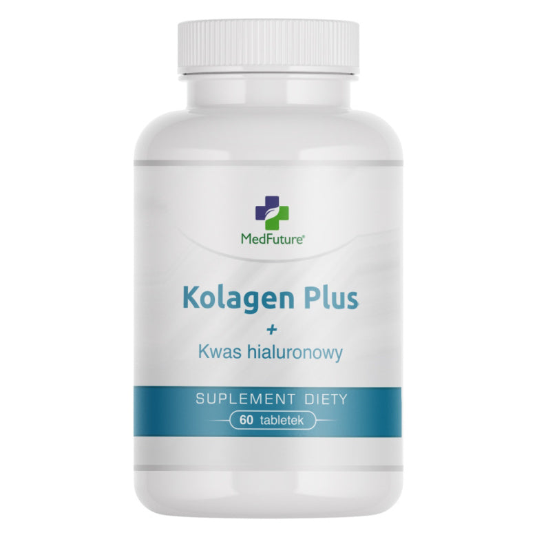 Kolagen Plus + kwas hialuronowy - 60 tabl