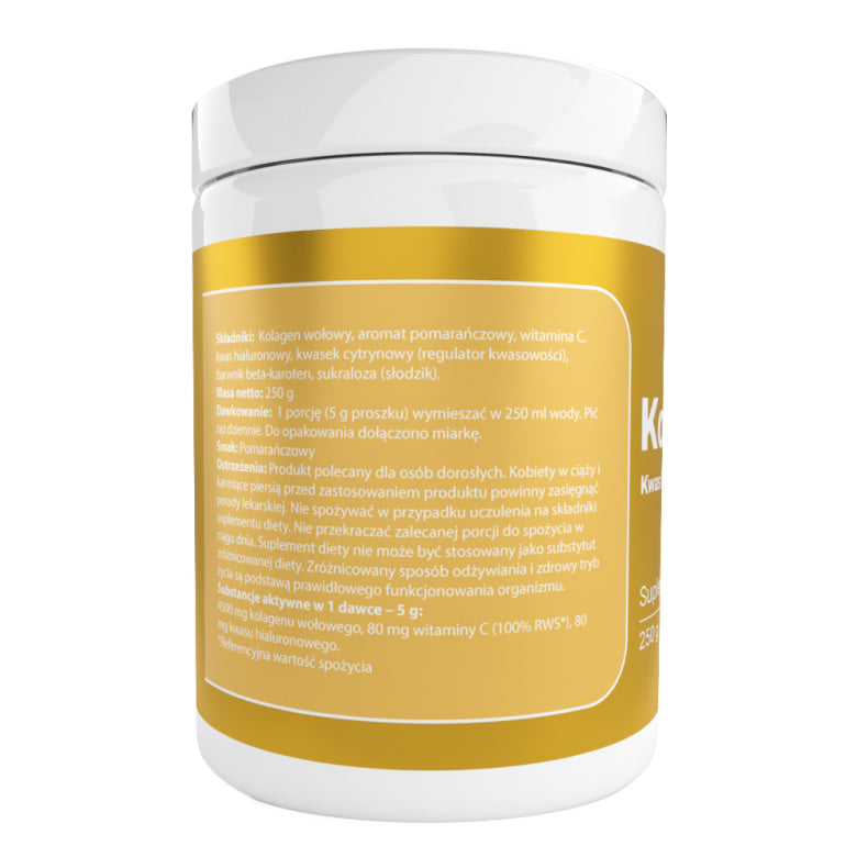 Kolagen + kwas hialuronowy + wit C - 250 g