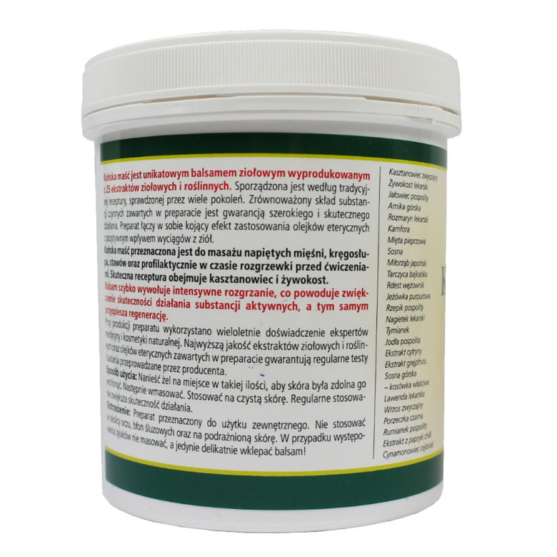 Maść końska rozgrzewająca 250ml - 250 ml