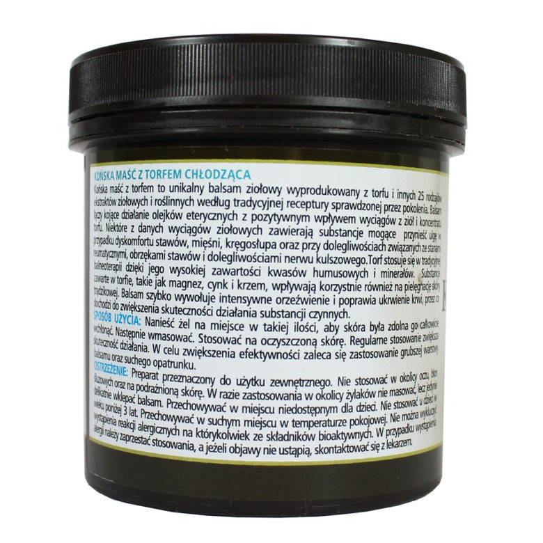 Maść końska z torfem chłodząca - 225 ml