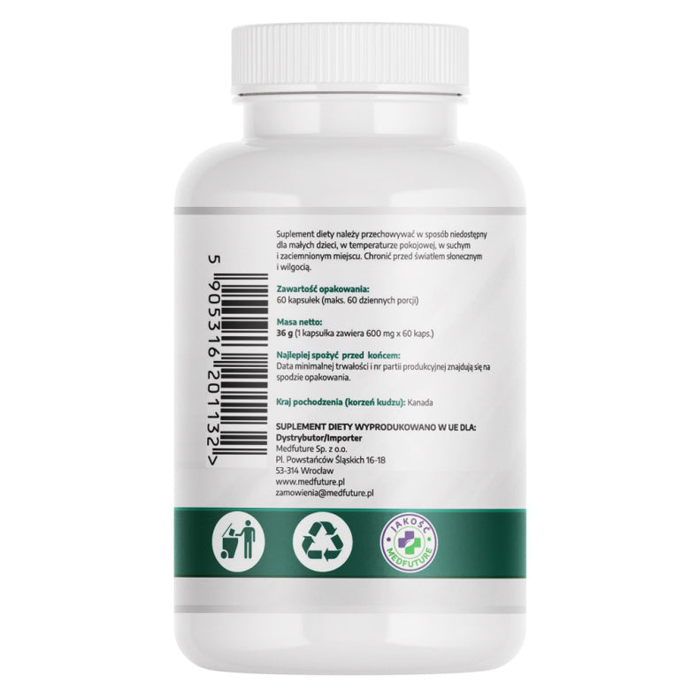 Kudzu ekstrakt 500mg - 60 kaps