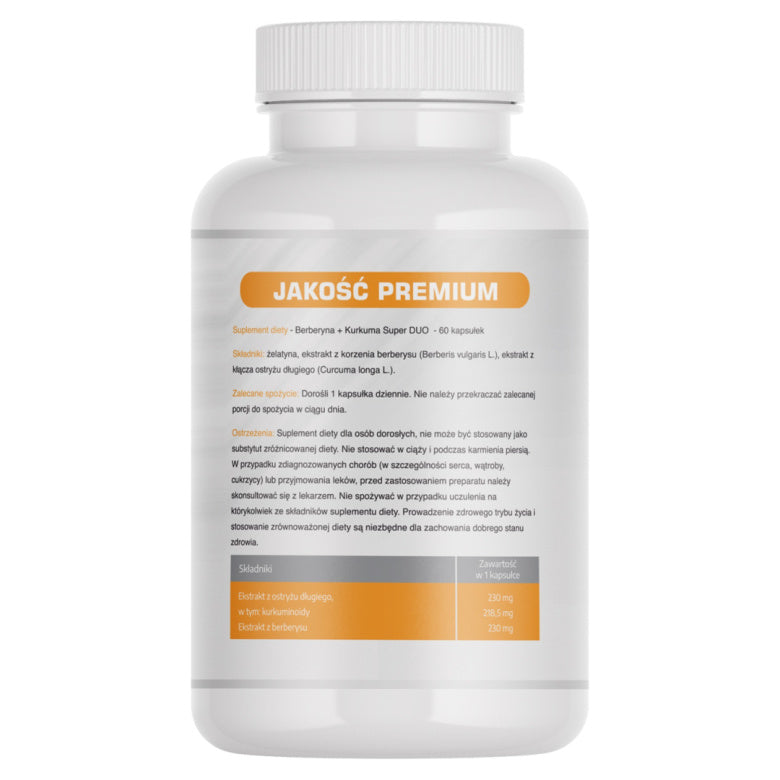 Berberyna & Kurkuma Super DUO - 60 kaps