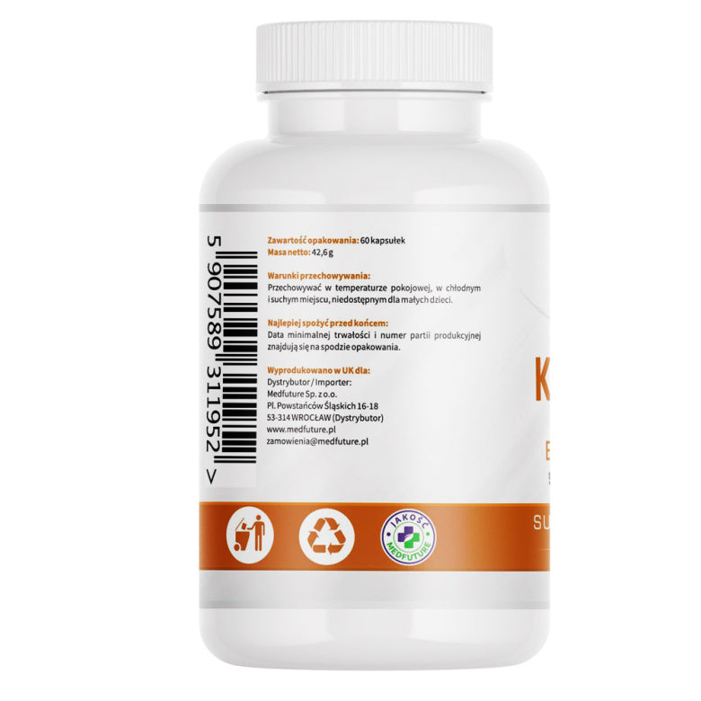 Kurkuma Ekstra Strong + Piperyna + Imbir - 60 kaps