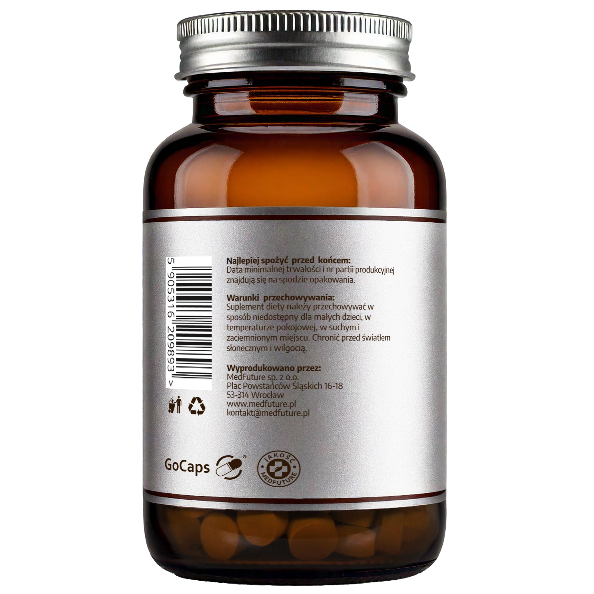 Kurkuma ekstrakt 2500mg - 120 tabletek