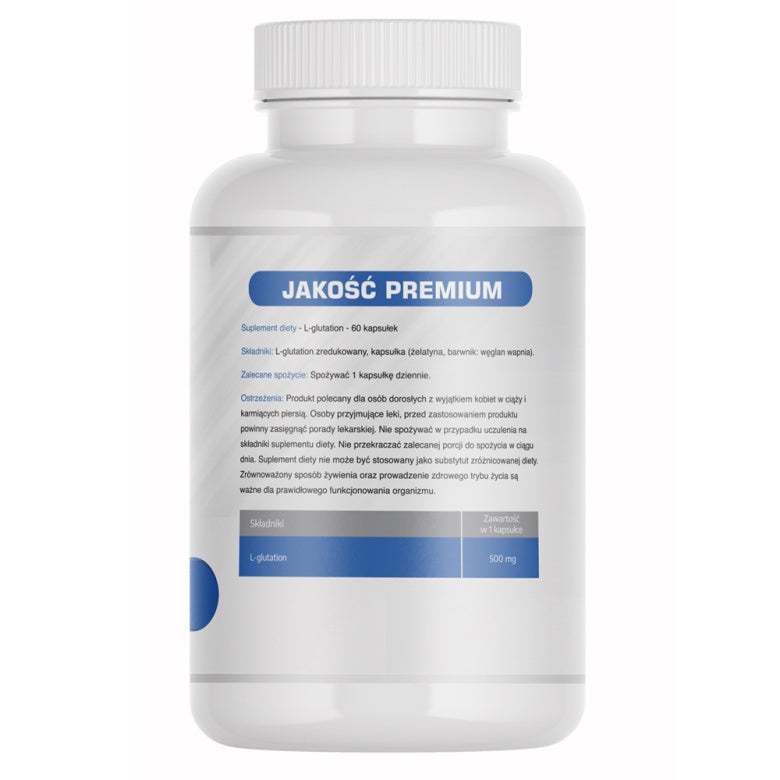 L-Glutation zredukowany 500mg - 60 kaps
