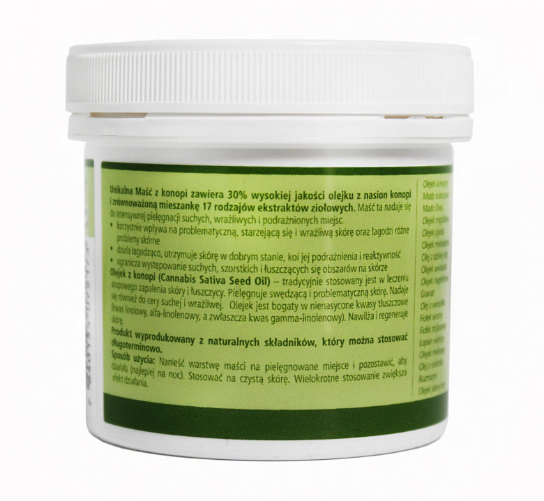 Maść z konopi FORTE szwajcarska - 125 ml