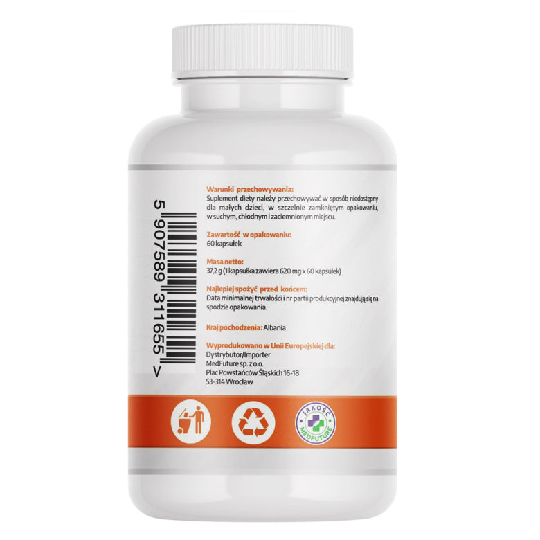 Miodunka lekarska 500mg - 60 kaps