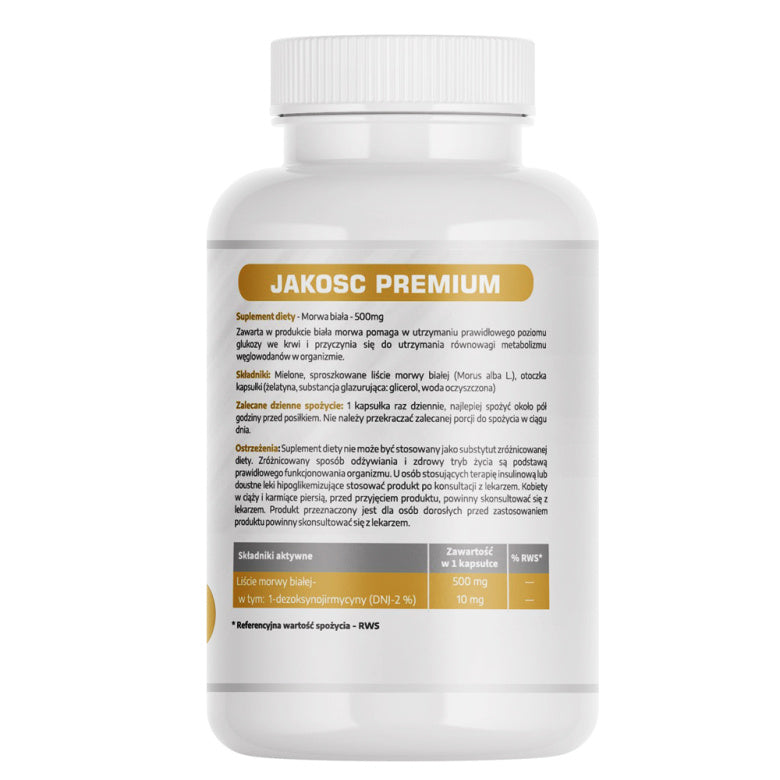 Morwa biała 500mg - 60 kaps